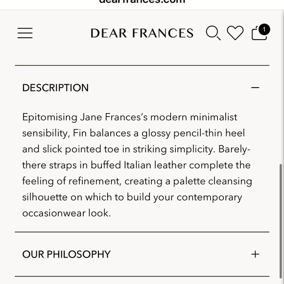 Dear Frances Fin Sandal, Midnight - Picture 10 of 17